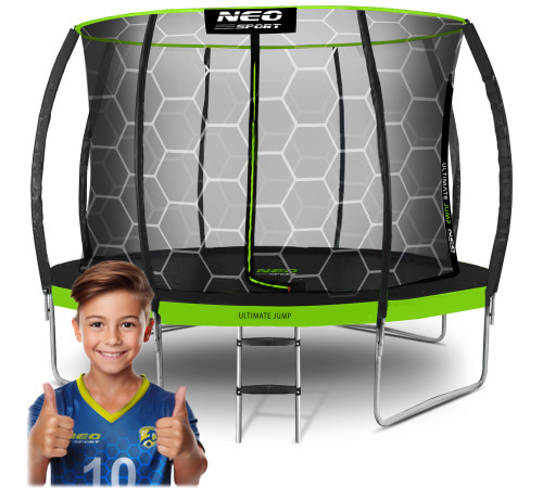 Trampolina ogrodowa profilowana 14ft/435cm z siatką wewnętrzną Neo-Sport Trampolina ogrodowa profilowana 14ft/435cm z siatką wewnętrzną Neo-Sport