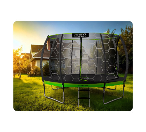 Trampolina ogrodowa profilowana 14ft/435cm z siatką wewnętrzną Neo-Sport Trampolina ogrodowa profilowana 14ft/435cm z siatką wewnętrzną Neo-Sport