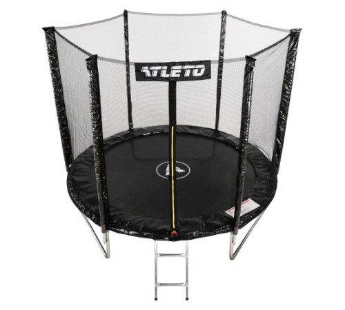 Батут Atleto 42400455 з зовнішньою сіткою 312 см чорний Батут Atleto 42400455 з зовнішньою сіткою 312 см чорний