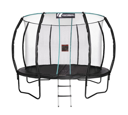 Батут Cornilleau Spring з внутрішньою сіткою 426 см чорний Батут Cornilleau Spring з внутрішньою сіткою 426 см чорний