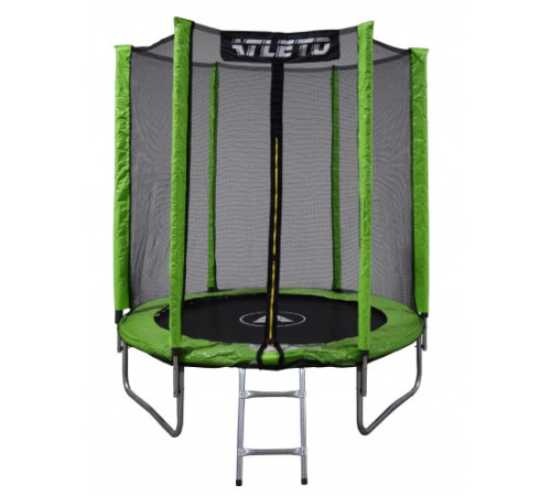 Батут Atleto 424004546 з зовнішньою сіткою 183 см зелений Батут Atleto 424004546 з зовнішньою сіткою 183 см зелений