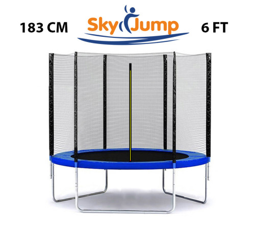 Батут SkyJump 6 фт., 183 см. з захисною сіткою - КРАЩА ЦІНА!