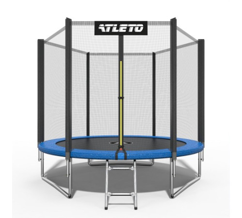 Батут Atleto 20000601 з зовнішньою сіткою 183 см синій Батут Atleto 20000601 з зовнішньою сіткою 183 см синій