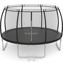 Батут Funfit 3121 з зовнішньою сіткою 12 футів 374 см чорний