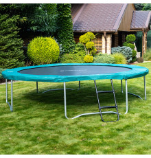 Батут inSPORTline Green без сітки 430 см зелений