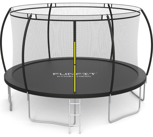 Батут Funfit 3124 з внутрішньою сіткою 15 футів 465 см чорний Батут Funfit 3124 з внутрішньою сіткою 15 футів 465 см чорний