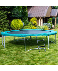 Батут inSPORTline Green без сітки 457 см зелений