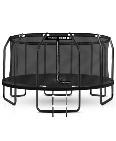 Батут THUNDER INSIDE ELITE з внутрішньою сіткою 16 футів 488 чорний