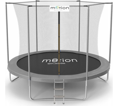 Батут Motion Sport Line OM-710115 з внутрішньою сіткою 10 футів 305 см чорно-сірий Батут Motion Sport Line OM-710115 з внутрішньою сіткою 10 футів 305 см чорно-сірий
