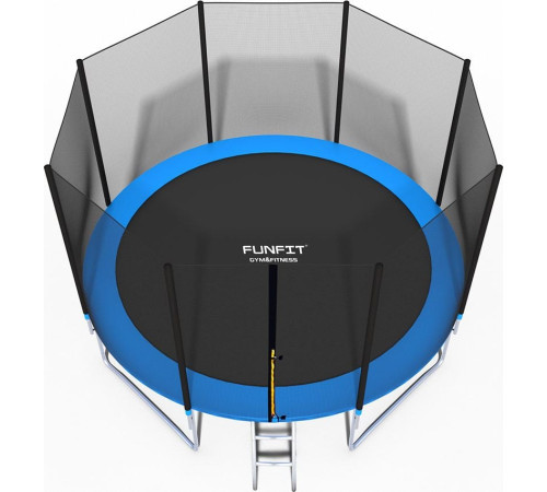 Садовий батут Funfit 845 з сіткою для вулиці 12,5 FT 374 см Садовий батут Funfit 845 з сіткою для вулиці 12,5 FT 374 см