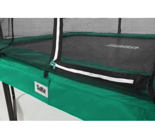 Батут Salta Comfort Edition з зовнішньою сіткою 214 x 153 см зелений Батут Salta Comfort Edition з зовнішньою сіткою 214 x 153 см зелений
