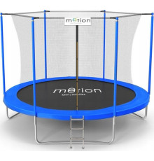 Батут Jumi Motion Sport Line OM-710221 з внутрішньою сіткою 8 футів 244 см чорно-синій