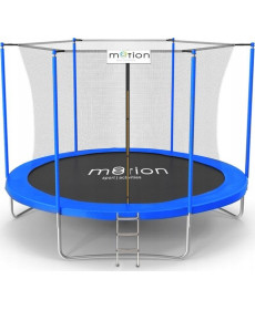 Батут Jumi Motion Sport Line OM-710221 з внутрішньою сіткою 8 футів 244 см чорно-синій