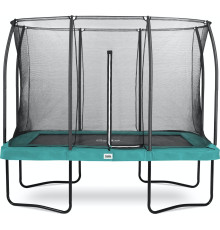 Батут Salta Comfort Edition з зовнішньою сіткою 305 x 214 см зелений