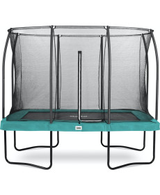 Батут Salta Comfort Edition з зовнішньою сіткою 305 x 214 см зелений