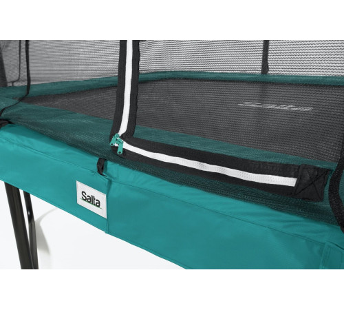 Батут Salta Comfort Edition з зовнішньою сіткою 305 x 214 см зелений Батут Salta Comfort Edition з зовнішньою сіткою 305 x 214 см зелений