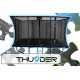 Батут THUNDER OUTSIDE PHENOM з зовнішньою сіткою 10 х 14 футів чорно-блакитний