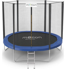 Батут Jumi Motion Sport Line OM-710184 з зовнішньою сіткою 8,5 футів 252 см синій