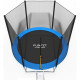 Батут Funfit UT-00000085 з зовнішньою сіткою 8 футів 252 см синій