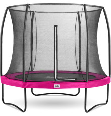Батут Salta Comfort Edition з зовнішньою сіткою 10 футів 305 см рожевий