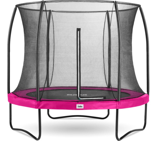 Батут Salta Comfort Edition з зовнішньою сіткою 10 футів 305 см рожевий