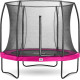 Батут Salta Comfort Edition з зовнішньою сіткою 10 футів 305 см рожевий