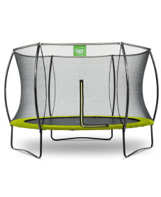 Батут з захисною сіткою EXIT Silhouette 305 см, зелений
