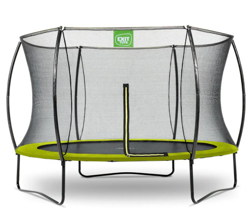 Батут з захисною сіткою EXIT Silhouette 305 см, зелений Батут з захисною сіткою EXIT Silhouette 305 см, зелений