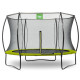 Батут з захисною сіткою EXIT Silhouette 305 см, зелений