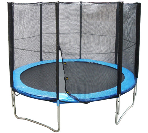 Trampolina Ogrodowa 305 cm z Siatką Ochronną Zewnętrzną do 150kg TÜV