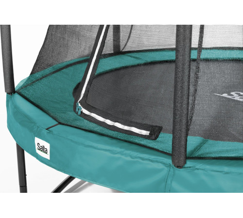Батут Salta Comfort Edition з зовнішньою сіткою 427 см зелений