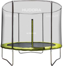 Батут Hudora Fabulous з зовнішньою сіткою 10 футів 300 см жовтий