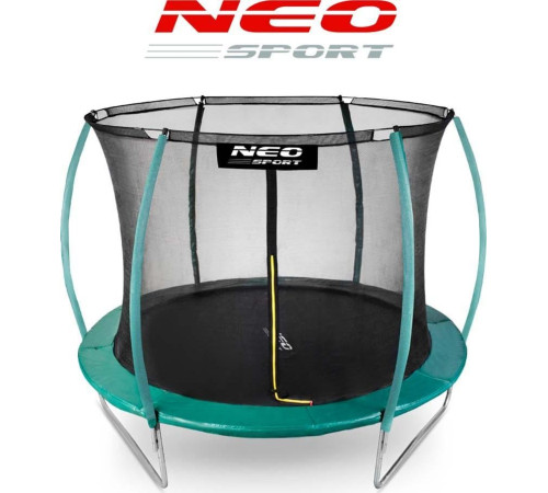 Батут Neo-Sport з внутрішньою сіткою 10 футів 312 см зелений Батут Neo-Sport з внутрішньою сіткою 10 футів 312 см зелений
