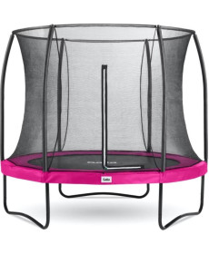 Батут Salta Comfort Edition з зовнішньою сіткою 153 см рожевий