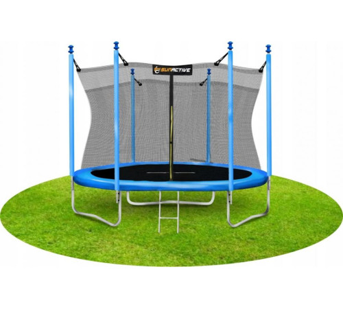 Батут SunActive TR 8FT-2 з внутрішньою сіткою 8 футів 252 см блакитний Батут SunActive TR 8FT-2 з внутрішньою сіткою 8 футів 252 см блакитний