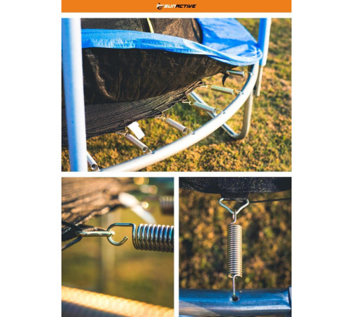 Батут SunActive TR 8FT-2 з внутрішньою сіткою 8 футів 252 см блакитний Батут SunActive TR 8FT-2 з внутрішньою сіткою 8 футів 252 см блакитний