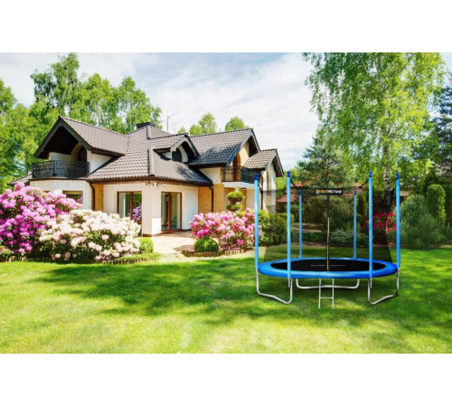 Батут SunActive TR 8FT-2 з внутрішньою сіткою 8 футів 252 см блакитний Батут SunActive TR 8FT-2 з внутрішньою сіткою 8 футів 252 см блакитний