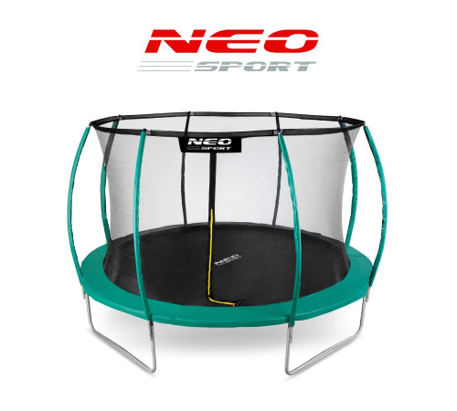 Батут Neo-Sport з внутрішньою сіткою 14 футів 435 см зелений Батут Neo-Sport з внутрішньою сіткою 14 футів 435 см зелений