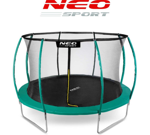 Батут Neo-Sport з внутрішньою сіткою 14,5 футів 435 см зелений Батут Neo-Sport з внутрішньою сіткою 14,5 футів 435 см зелений