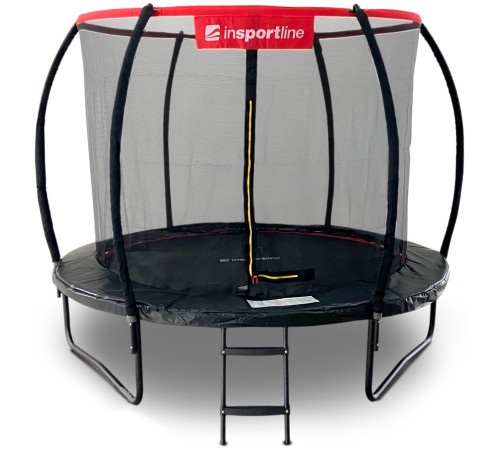 Батут inSPORTline Flea PRO з внутрішньою сіткою 366 см чорний Батут inSPORTline Flea PRO з внутрішньою сіткою 366 см чорний