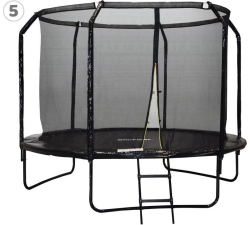 Батут SkyFlyer TR0034 з внутрішньою сіткою 10 футів 304 см чорний Батут SkyFlyer TR0034 з внутрішньою сіткою 10 футів 304 см чорний