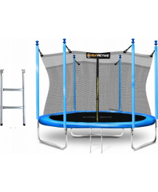 Батут SunActive TR 12FT-2 з внутрішньою сіткою 12 футів 374 см блакитний