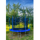 Батут SunActive TR 12FT-2 з внутрішньою сіткою 12 футів 374 см блакитний