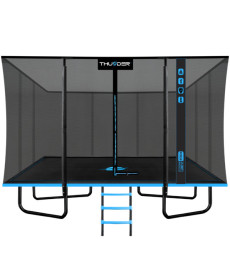 Садовий батут THUNDER OUTSIDE PHENOM 8FT*12FT блакитний