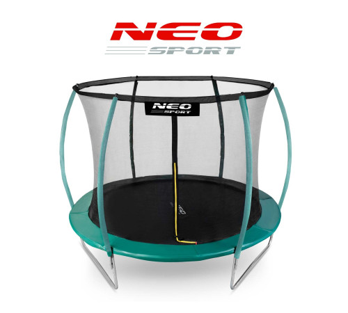 Батут Neo-Sport з внутрішньою сіткою 10 футів 312 см зелений Батут Neo-Sport з внутрішньою сіткою 10 футів 312 см зелений
