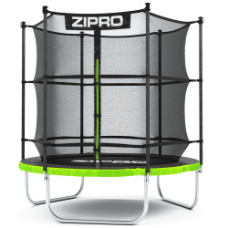 Батут Zipro Jump Pro з внутрішньою сіткою 6 футів 183 см чорно-зелений