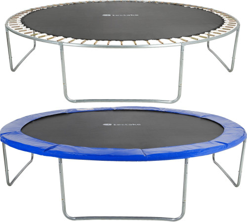 Садовий батут Tectake Garfunky з сіткою для вулиці 12 FT 366 см Садовий батут Tectake Garfunky з сіткою для вулиці 12 FT 366 см
