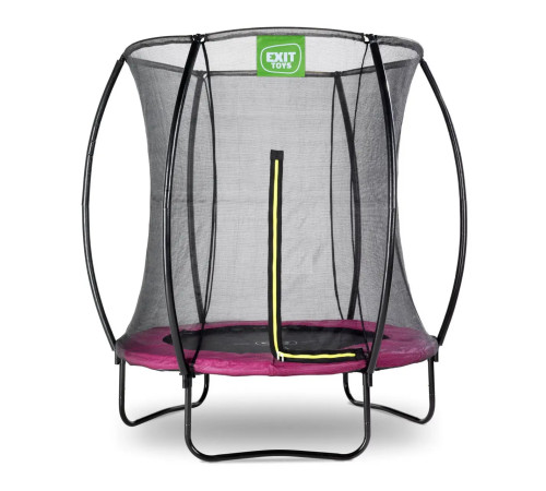 Батут EXIT Silhouette з зовнішньою сіткою 183 см рожевий