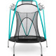 Батут Jumi Hyper Motion HYP 54 IN GR з внутрішньою сіткою 4,5 футів 137 см бірюзовий