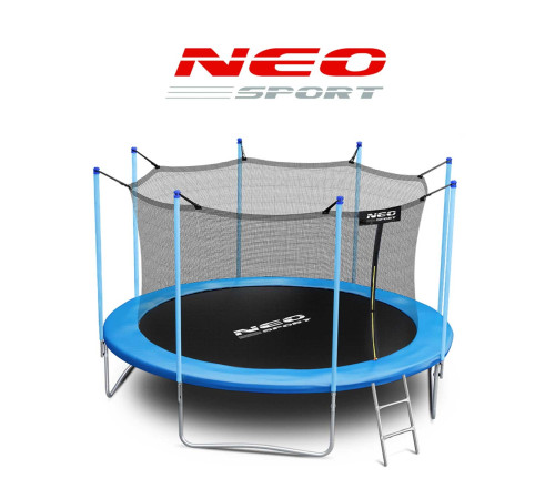 Батут Neo-Sport з внутрішньою сіткою 13 футів 404 см блакитний Батут Neo-Sport з внутрішньою сіткою 13 футів 404 см блакитний